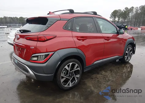 2022 Hyundai Kona Limited z USA, uszkodzony, nr VIN KM8K53A30NU788892